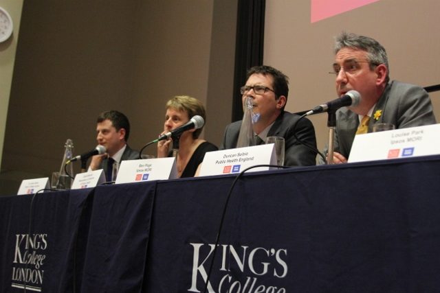 Discussing public health at King’s College London