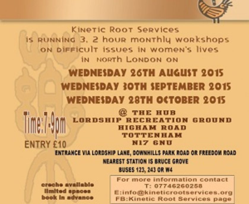 Kinetic Root Services’ Monthly Workshops for Women