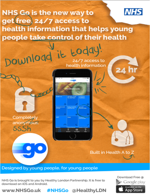 A New App,NHS Go, Launched for Young People in London