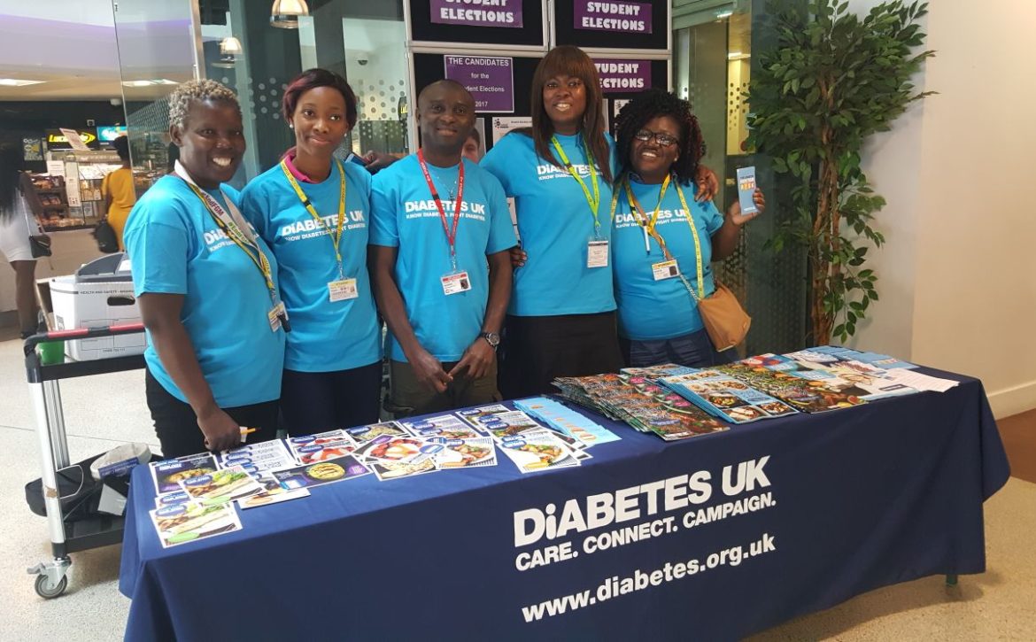 Our Diabetes Champions Raise Awareness at Croydon College