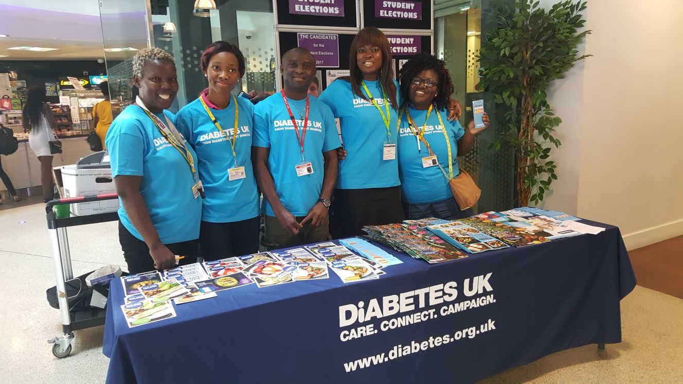 Our Diabetes Champions Raise Awareness at Croydon College