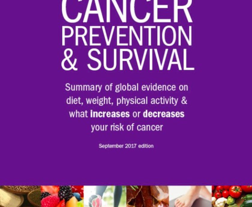 WCRF’s Latest Cancer Prevention Recommendations