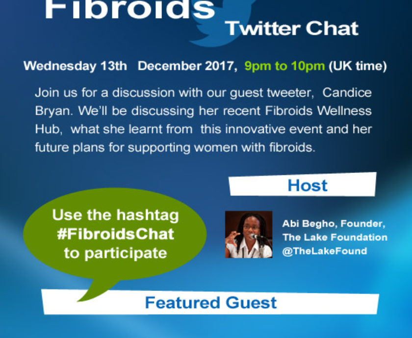 Our December #FibroidsChat is with Candice Bryan of Noire Wellness