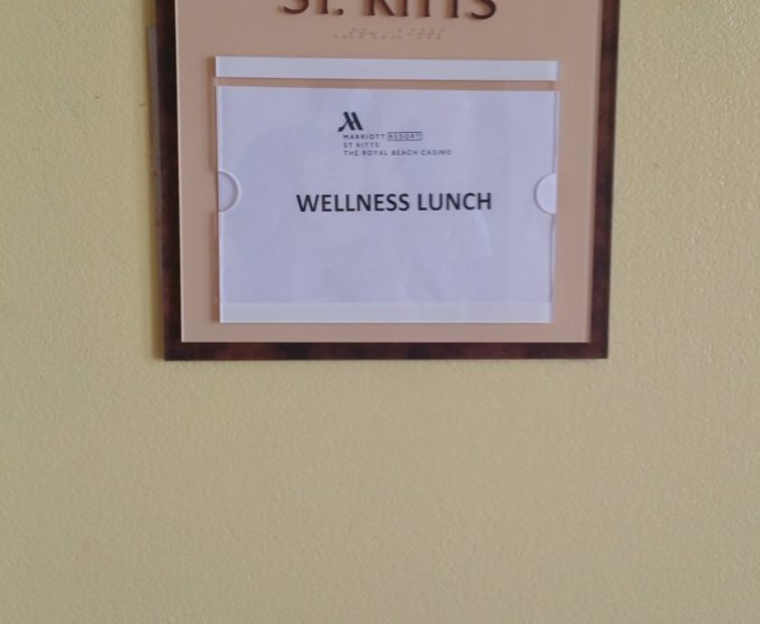 St Kitts Marriott Wellness Lunch