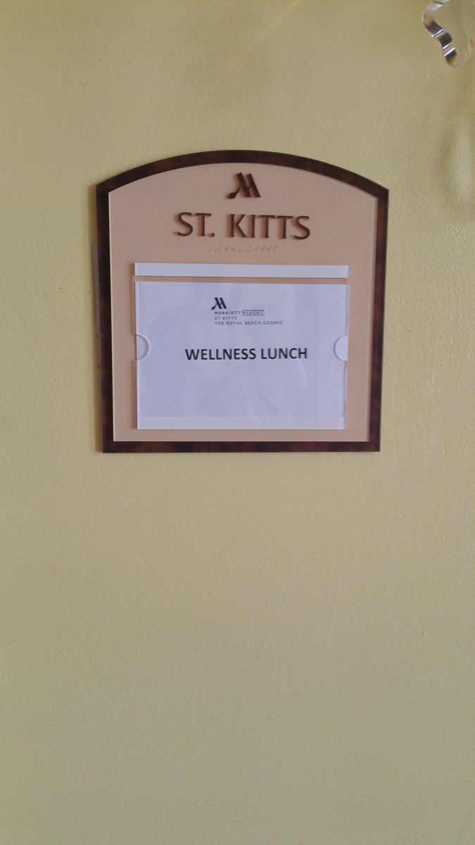 St Kitts Marriott Wellness Lunch