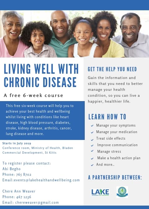 Our Next Chronic Disease Self-Management Workshops Will Start in July