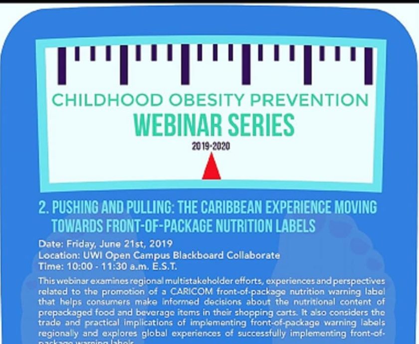 HCC’s Webinar: The Caribbean Experience Of Moving Towards Front-Of-Package Nutrition Labels