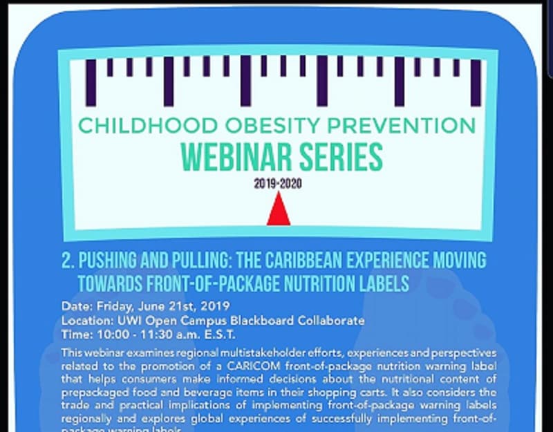 HCC’s Webinar: The Caribbean Experience Of Moving Towards Front-Of-Package Nutrition Labels