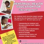 Our New Menstrual Health Education Project