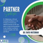 Lake Health and Wellbeing to Collaborate with Dr. Fanta Waterman from University of Illinois Chicago